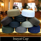 Bin Fiaz Inayat Premium Structured Kufi Hat - Muslim Cap for Everyday Wear