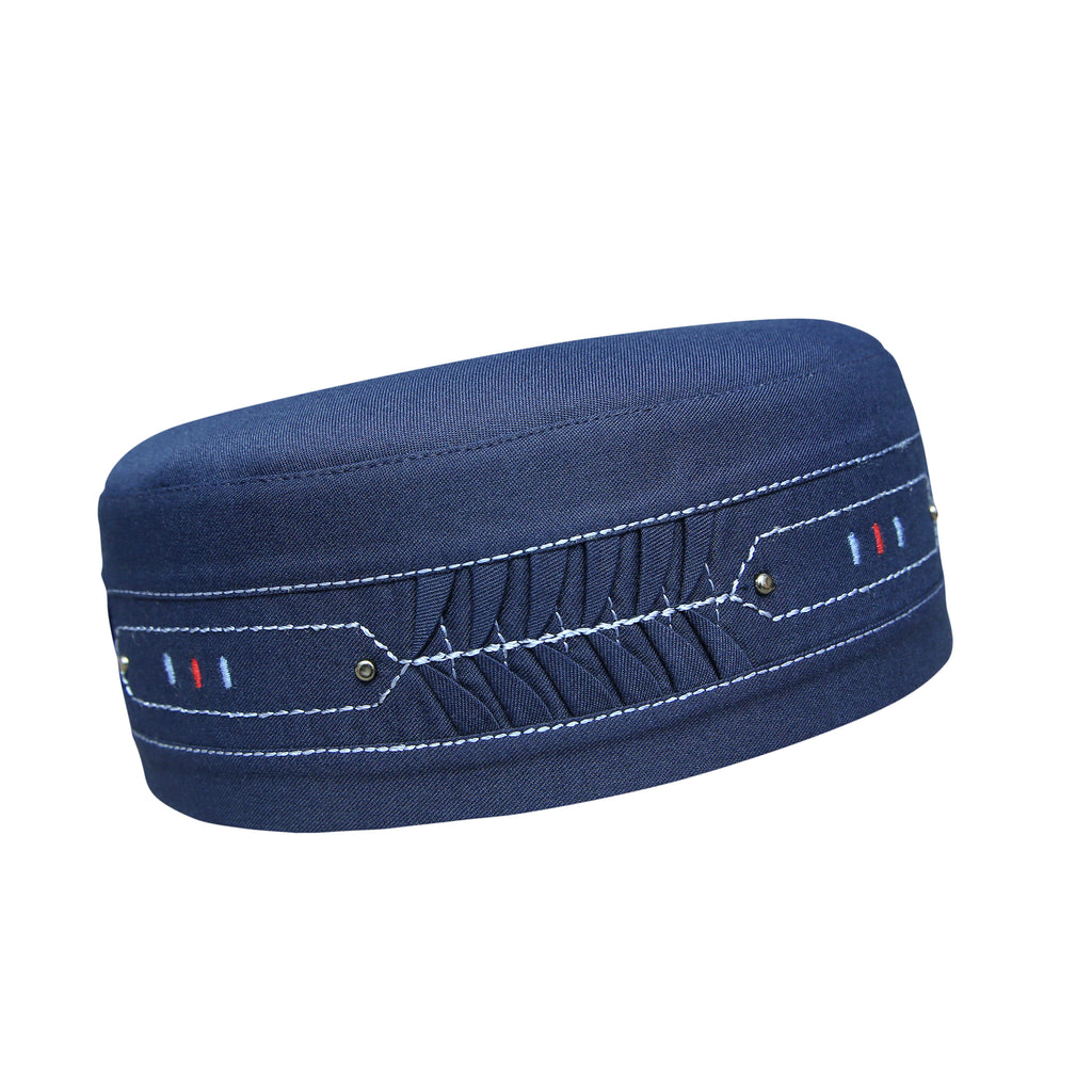 Bin Fiaz Inayat Premium Structured Kufi Hat - Muslim Cap for Everyday Wear