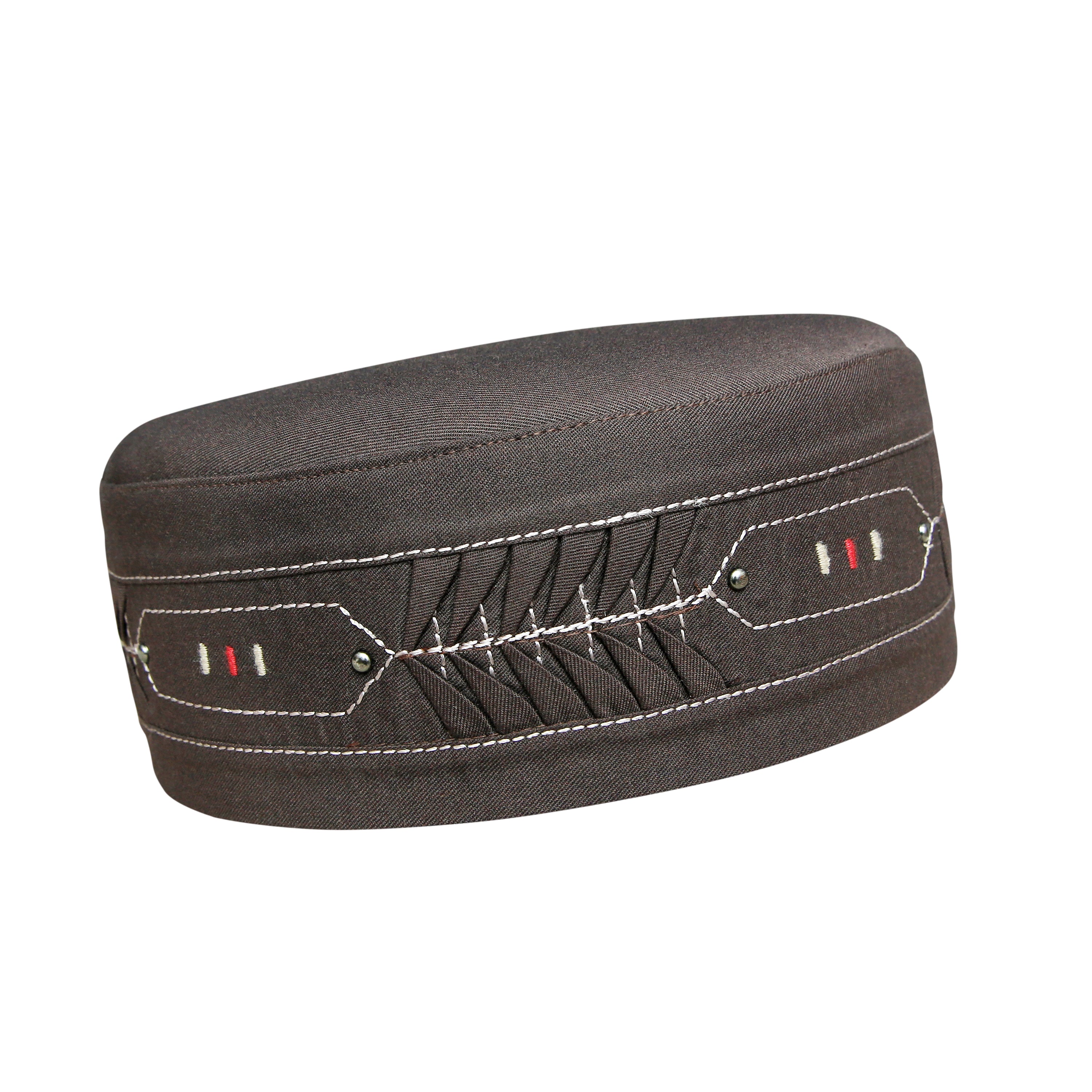Bin Fiaz Inayat Premium Structured Kufi Hat - Muslim Cap for Everyday Wear