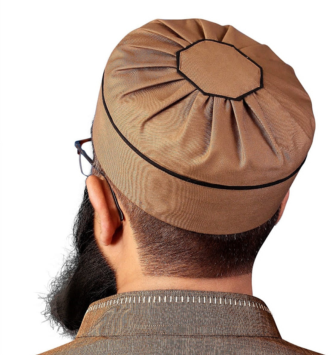 Bin Fiaz Aqsa Premium Stitched Kufi Hat for Men - Comfortable Daily Namaz Topi & Islamic Prayer Cap