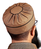 Bin Fiaz Aqsa Premium Stitched Kufi Hat for Men - Comfortable Daily Namaz Topi & Islamic Prayer Cap