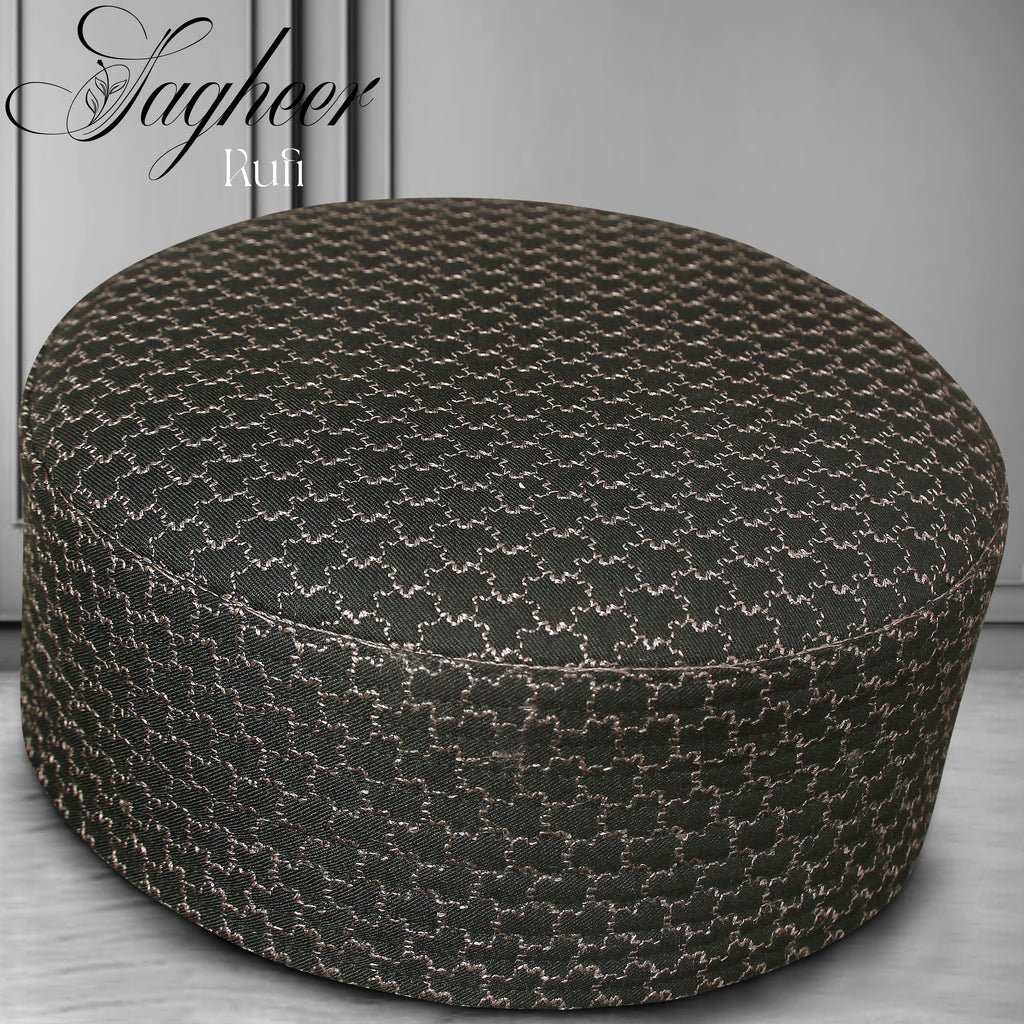 Sagheer Embroidered Kufi Premium Polyester Cotton Prayer Cap