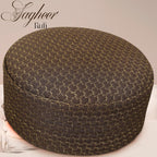 Sagheer Embroidered Kufi Premium Polyester Cotton Prayer Cap