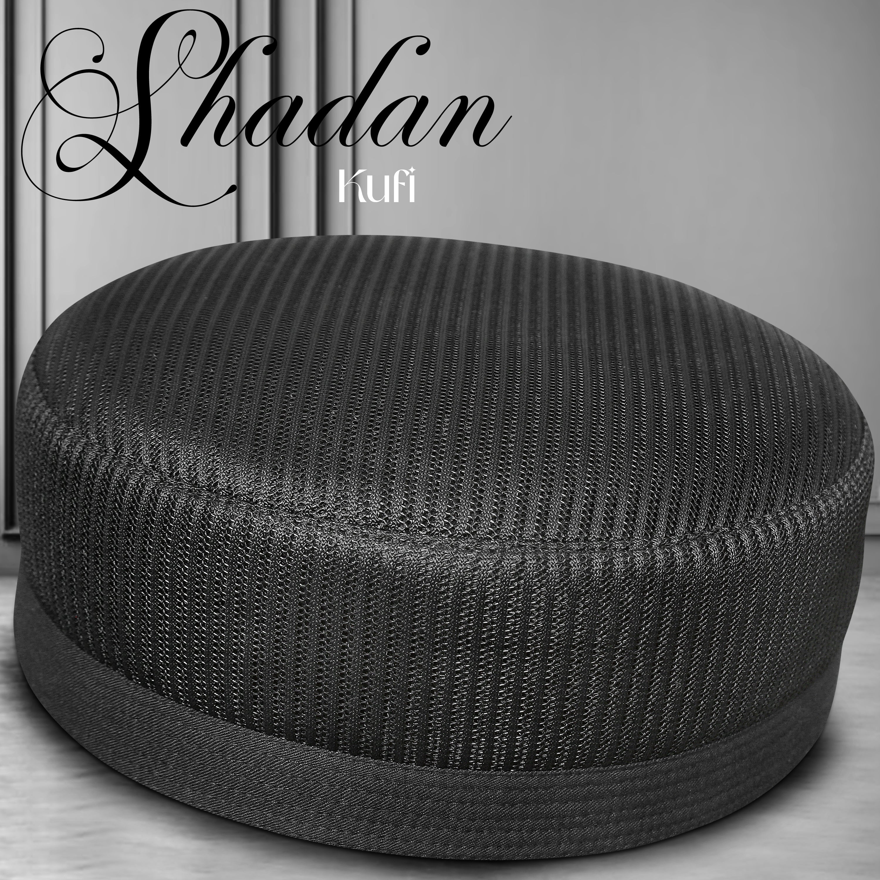 Shadan Mesh Koofi 00-1 – Summer Islamic Namaz Topi with Mesh Fabric