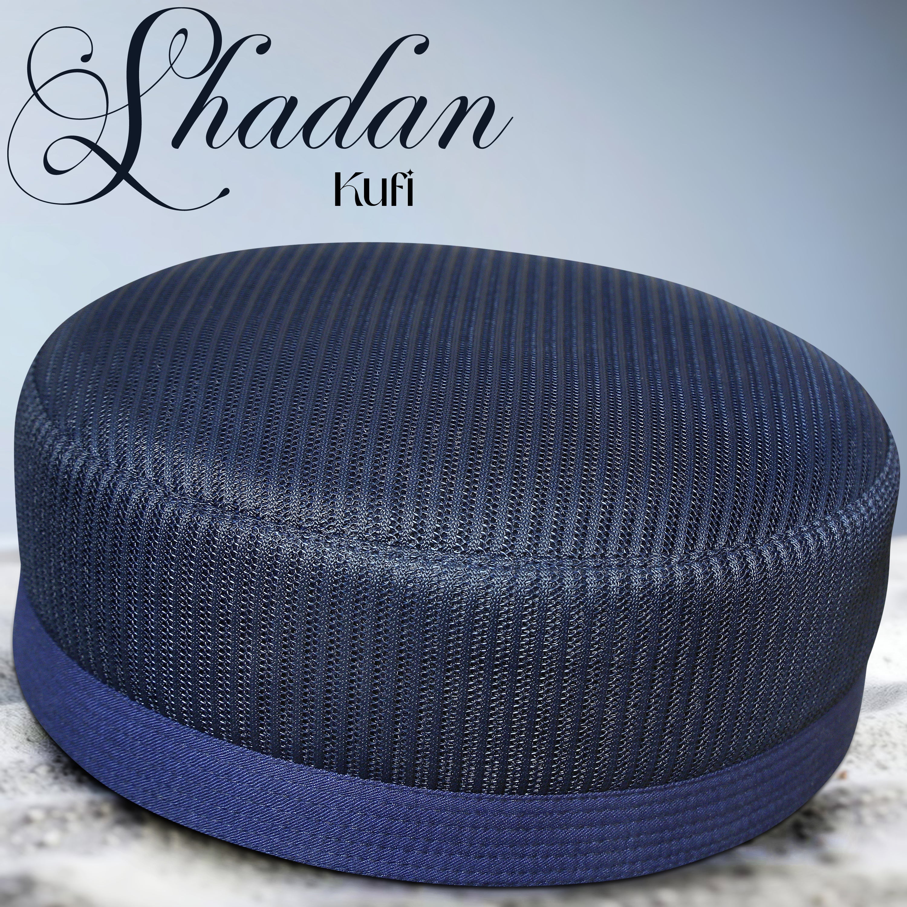 Shadan Mesh Koofi 00-1 – Summer Islamic Namaz Topi with Mesh Fabric