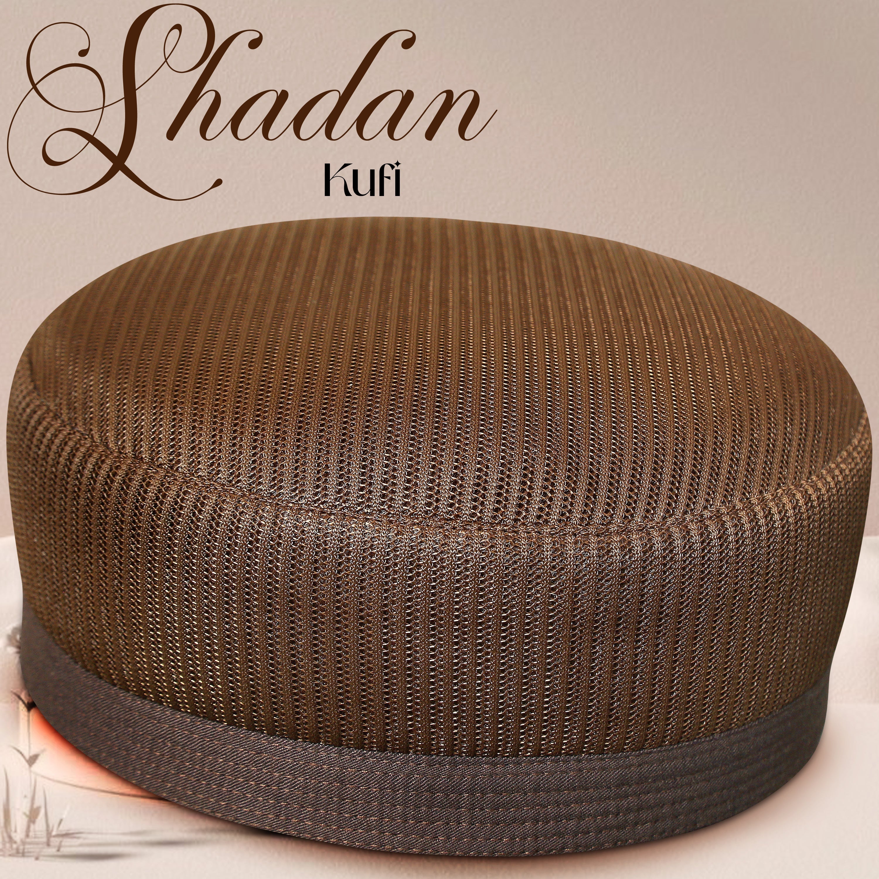 Shadan Mesh Koofi 00-1 – Summer Islamic Namaz Topi with Mesh Fabric