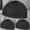 Turkey Knitted Kufi Cap (Pack of 3) – Premium Lightweight Turkish Style Islamic Cap