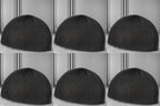 Turkey Knitted Kufi Cap (Pack of 6) – Premium Lightweight Turkish Style Islamic Cap