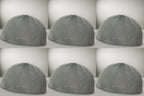 Turkey Knitted Kufi Cap (Pack of 6) – Premium Lightweight Turkish Style Islamic Cap