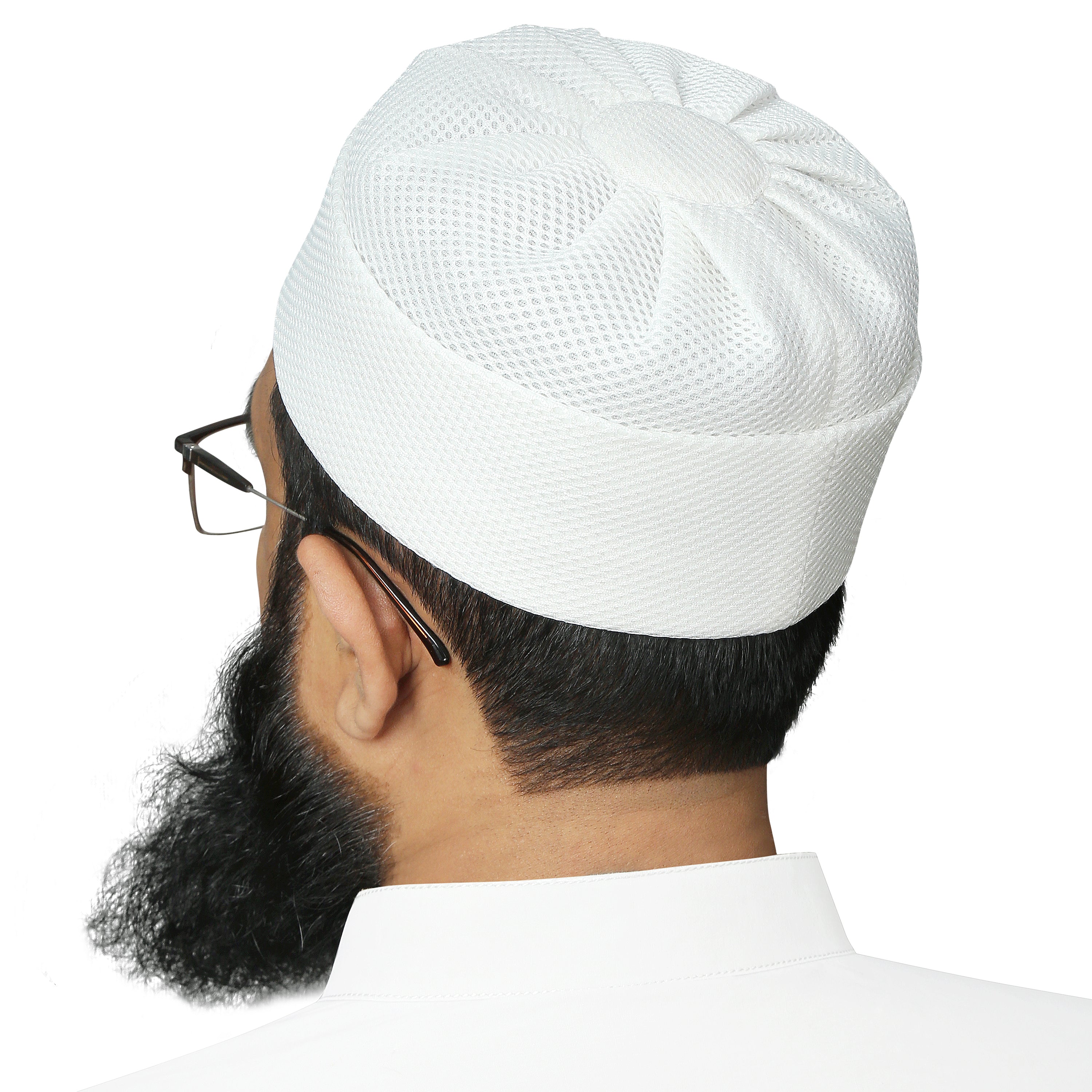 Umar Mesh Kufi - In Premium Mesh Fabric Best For Casual & Prayer