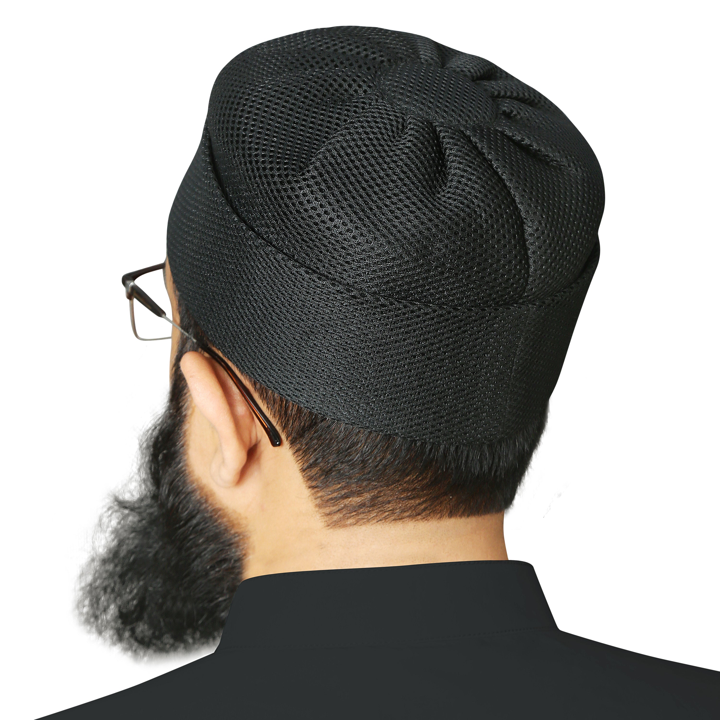 Umar Mesh Kufi - In Premium Mesh Fabric Best For Casual & Prayer