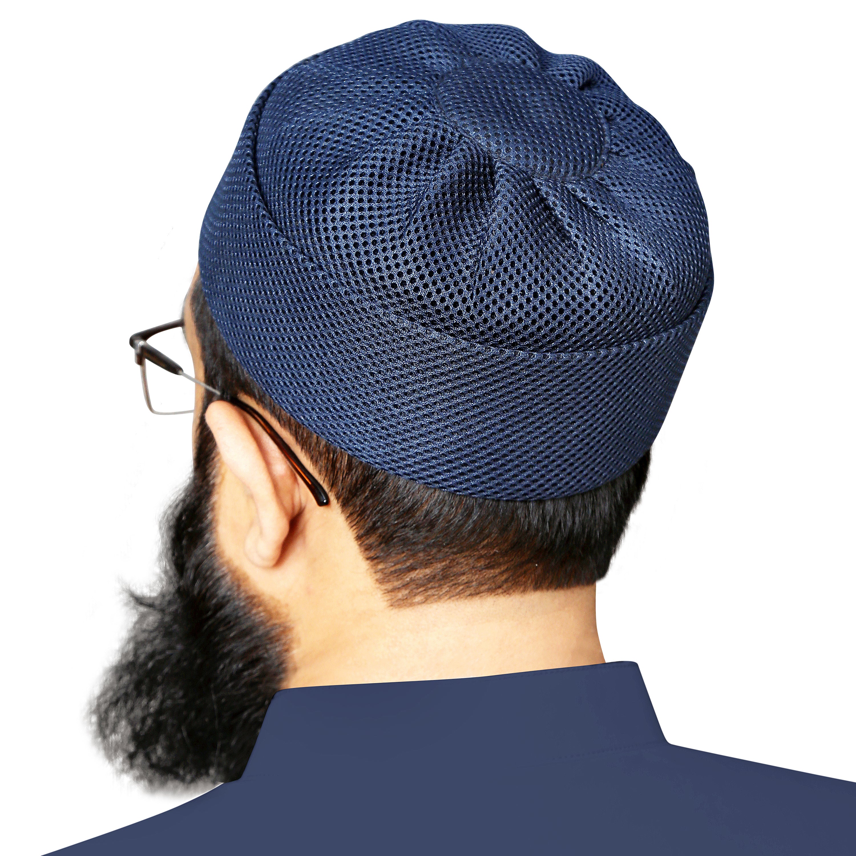 Umar Mesh Kufi - In Premium Mesh Fabric Best For Casual & Prayer