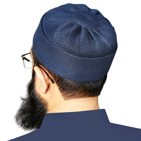 Umar Mesh Kufi - In Premium Mesh Fabric Best For Casual & Prayer