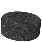 Bin Fiaz Jamal Check Premium Structured Kufi - Printed Check Design Islamic Prayer Cap