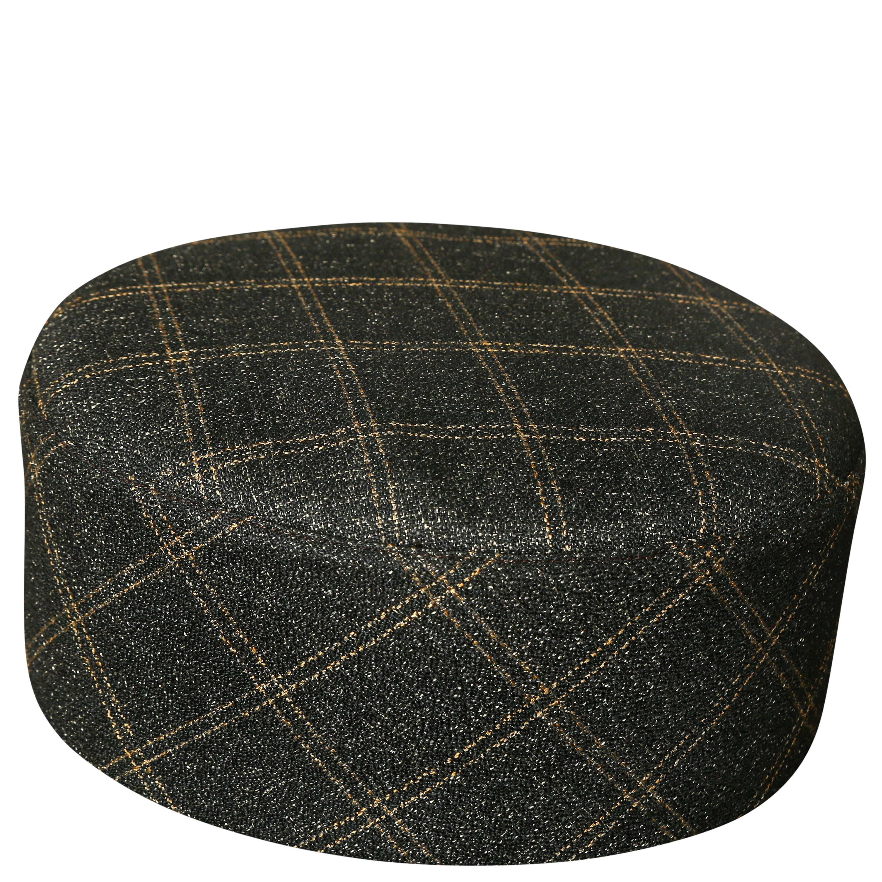 Bin Fiaz Jamal Check Premium Structured Kufi - Printed Check Design Islamic Prayer Cap