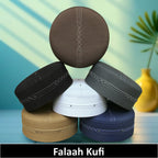 Bin Fiaz Falaah Premium Prayer Kufi Hat - Traditional Islamic Men's Headwear