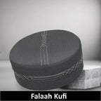 Bin Fiaz Falaah Premium Prayer Kufi Hat - Traditional Islamic Men's Headwear