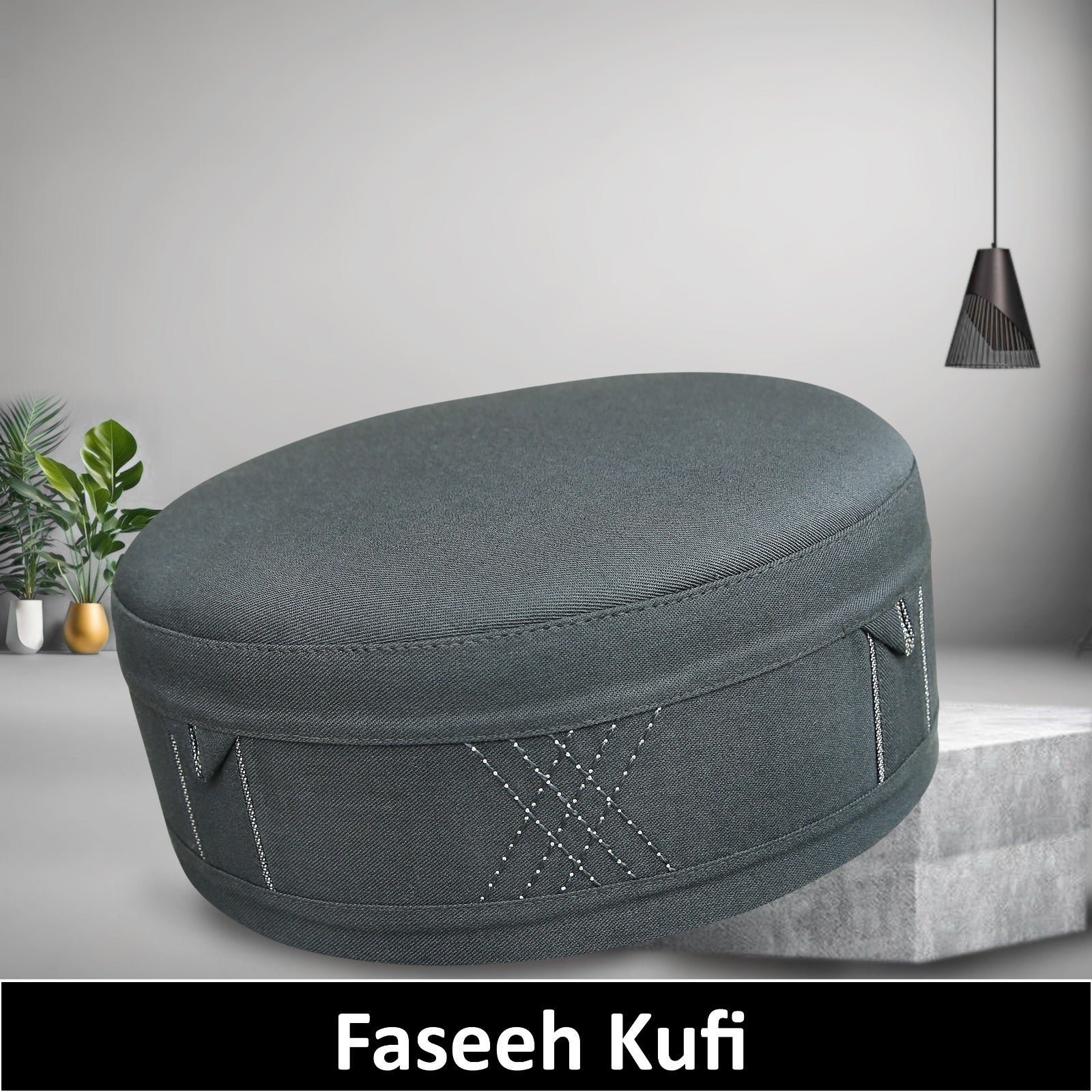 Bin Fiaz Faseeh Premium Prayer Kufi Hat | Executive Islamic Cap for Salah
