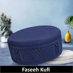Bin Fiaz Faseeh Premium Prayer Kufi Hat | Executive Islamic Cap for Salah