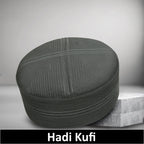 Bin Fiaz Hadi Premium Traditional Kufi Hat - Islamic Prayer Cap for Men's Headwear