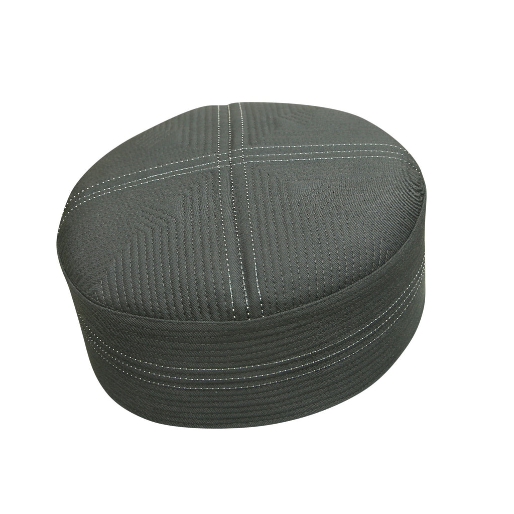 Bin Fiaz Hadi Premium Traditional Kufi Hat - Islamic Prayer Cap for Men's Headwear