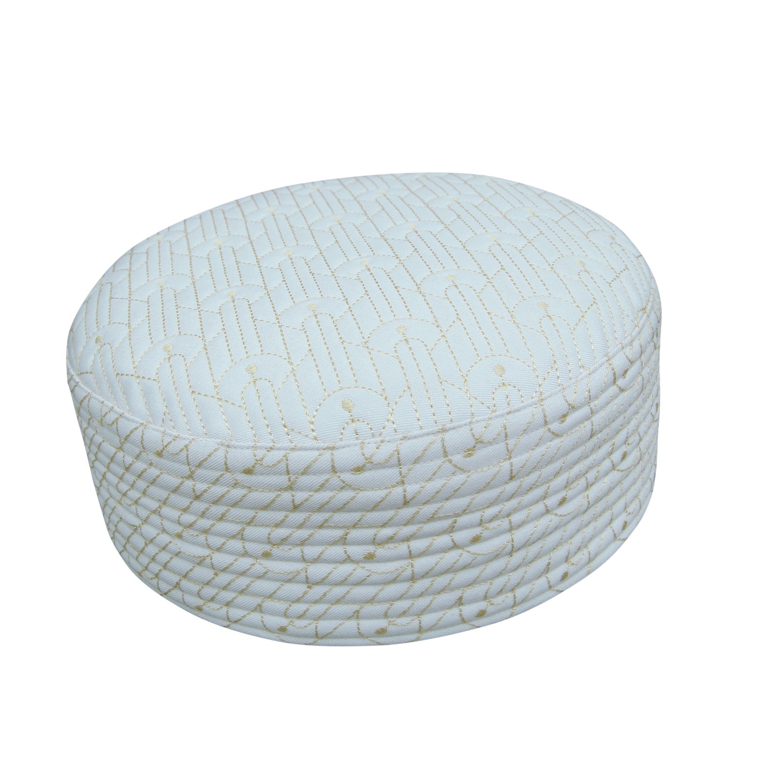 Bin Fiaz Idrees Men’s Premium Kufi Hat - Traditional Embroidered Muslim Prayer Hat