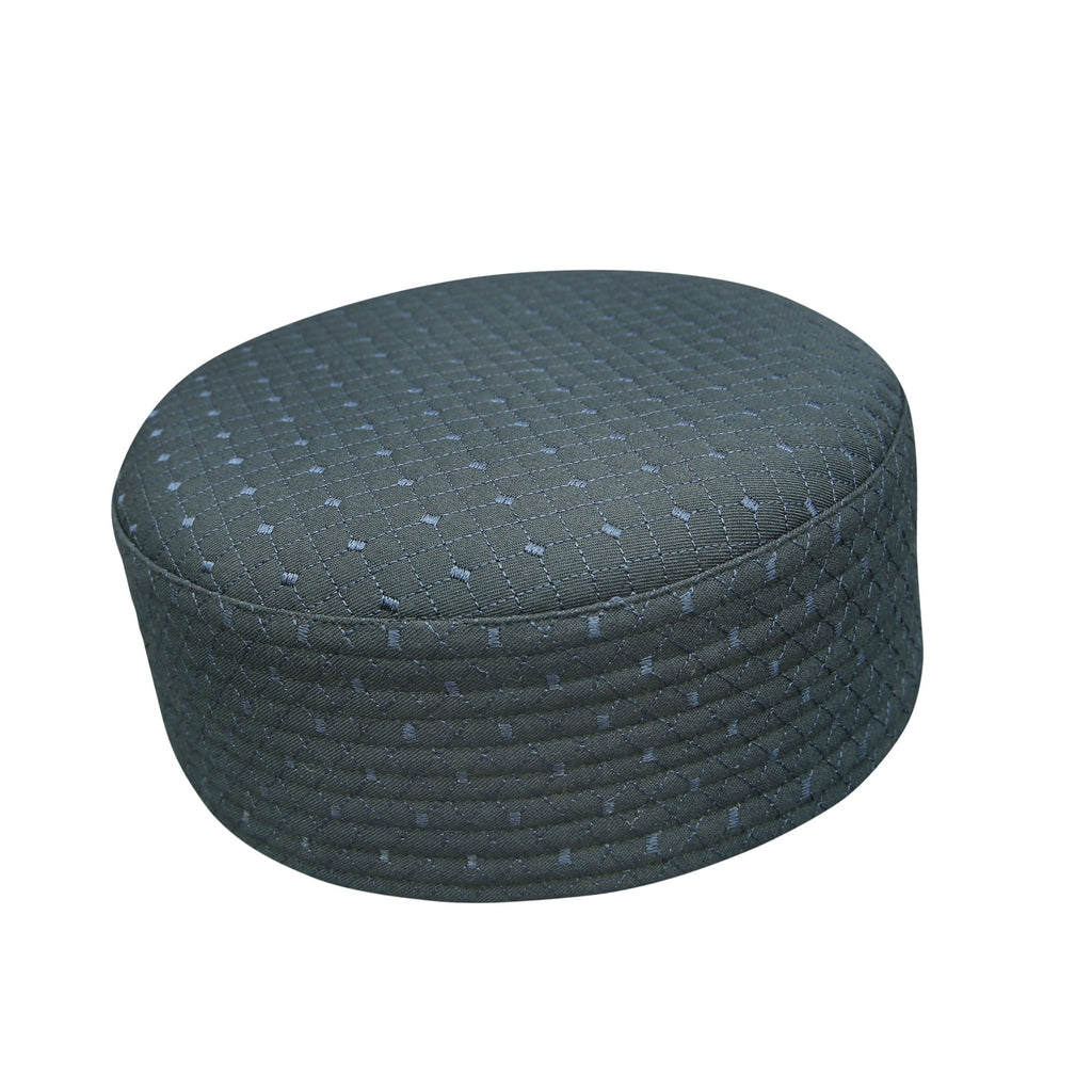 Bin Fiaz Ilyas Premium Structured Kufi Hat - Islamic Prayer Cap for Salah