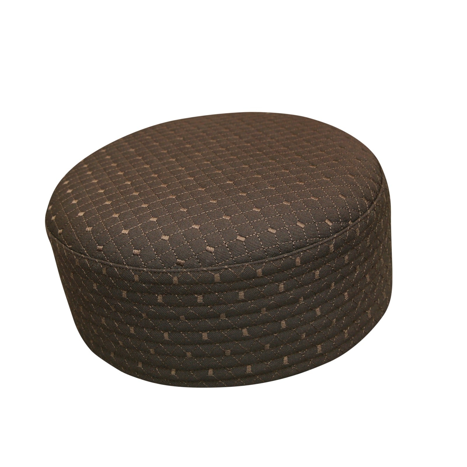 Bin Fiaz Ilyas Premium Structured Kufi Hat - Islamic Prayer Cap for Salah