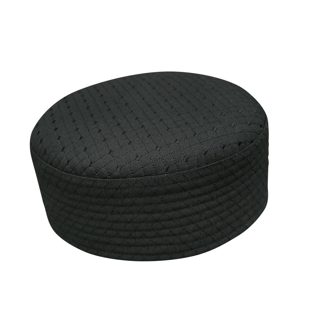 Bin Fiaz Ilyas Premium Structured Kufi Hat - Islamic Prayer Cap for Salah