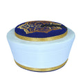 Premium Hand-Finished Islamic Headwear – Traditional Sufi Style in Navy & Gold