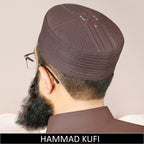 Bin Finz Hammad Hard Kufi Cap - Premium handmade Islamic Prayer Cap