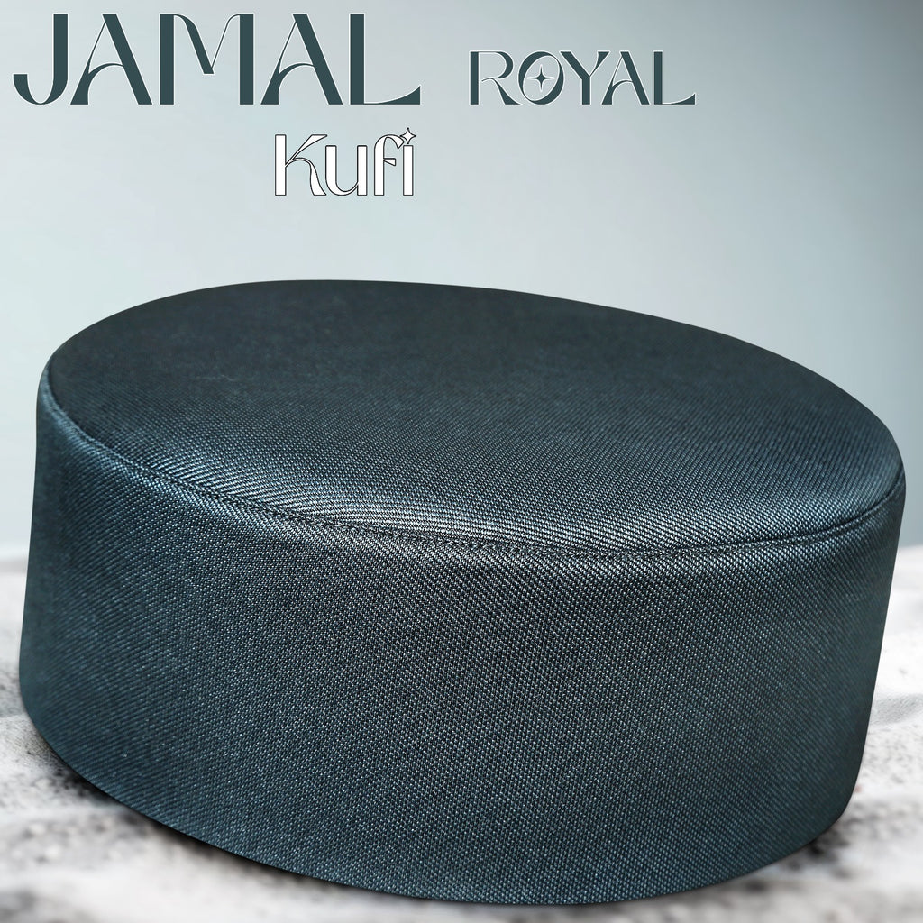 Bin Fiaz Jamal Royal Kufi - Premium Soft Textured Islamic Prayer Cap