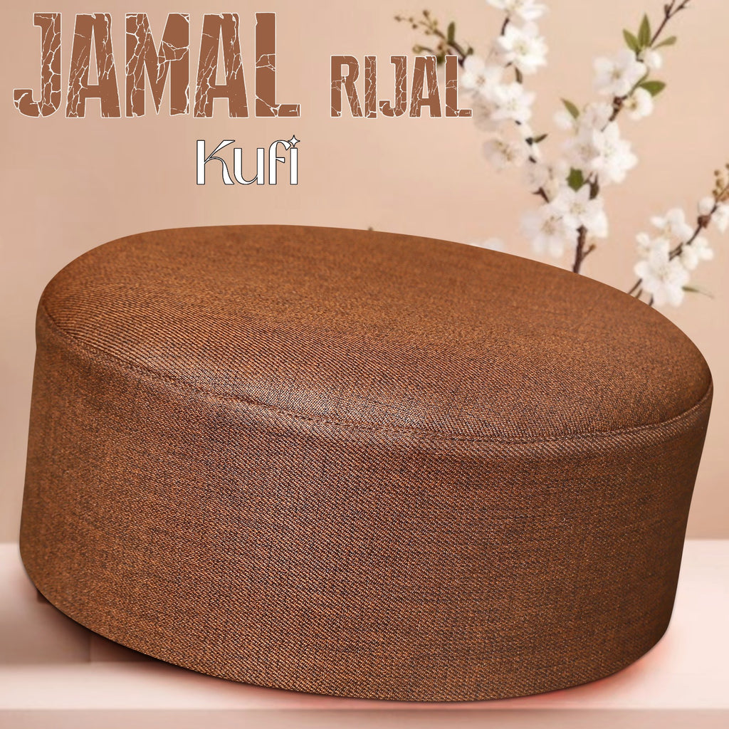 Bin Fiaz Jamal Royal Kufi - Premium Soft Textured Islamic Prayer Cap