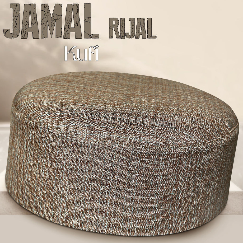 Bin Fiaz Jamal Royal Kufi - Premium Soft Textured Islamic Prayer Cap