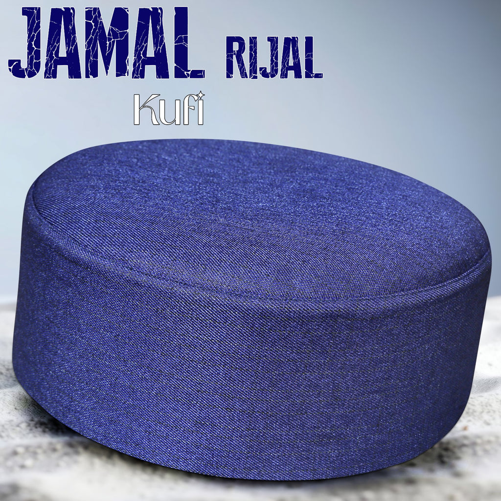 Bin Fiaz Jamal Royal Kufi - Premium Soft Textured Islamic Prayer Cap