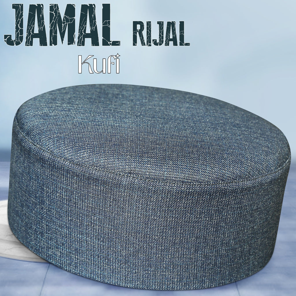 Bin Fiaz Jamal Royal Kufi - Premium Soft Textured Islamic Prayer Cap