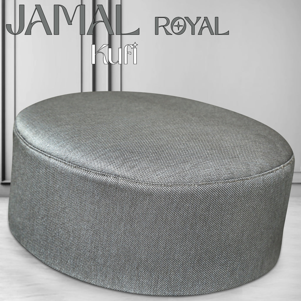 Bin Fiaz Jamal Royal Kufi - Premium Soft Textured Islamic Prayer Cap