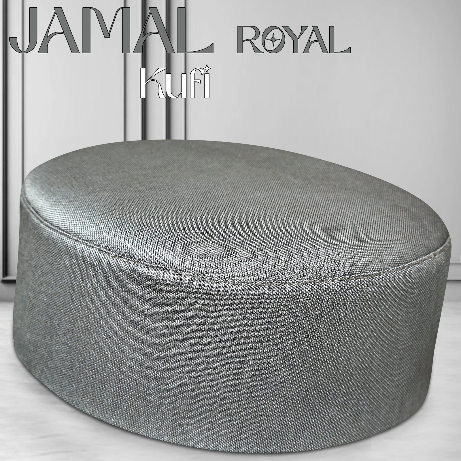 Bin Fiaz Jamal Royal Kufi - Premium Soft Textured Islamic Prayer Cap