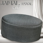Bin Fiaz Jamal Royal Kufi - Premium Soft Textured Islamic Prayer Cap