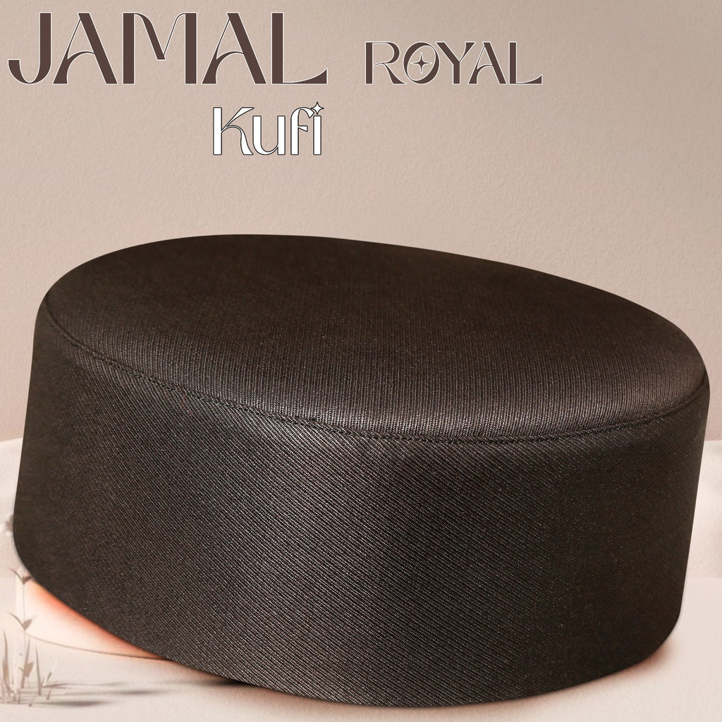 Bin Fiaz Jamal Royal Kufi - Premium Soft Textured Islamic Prayer Cap