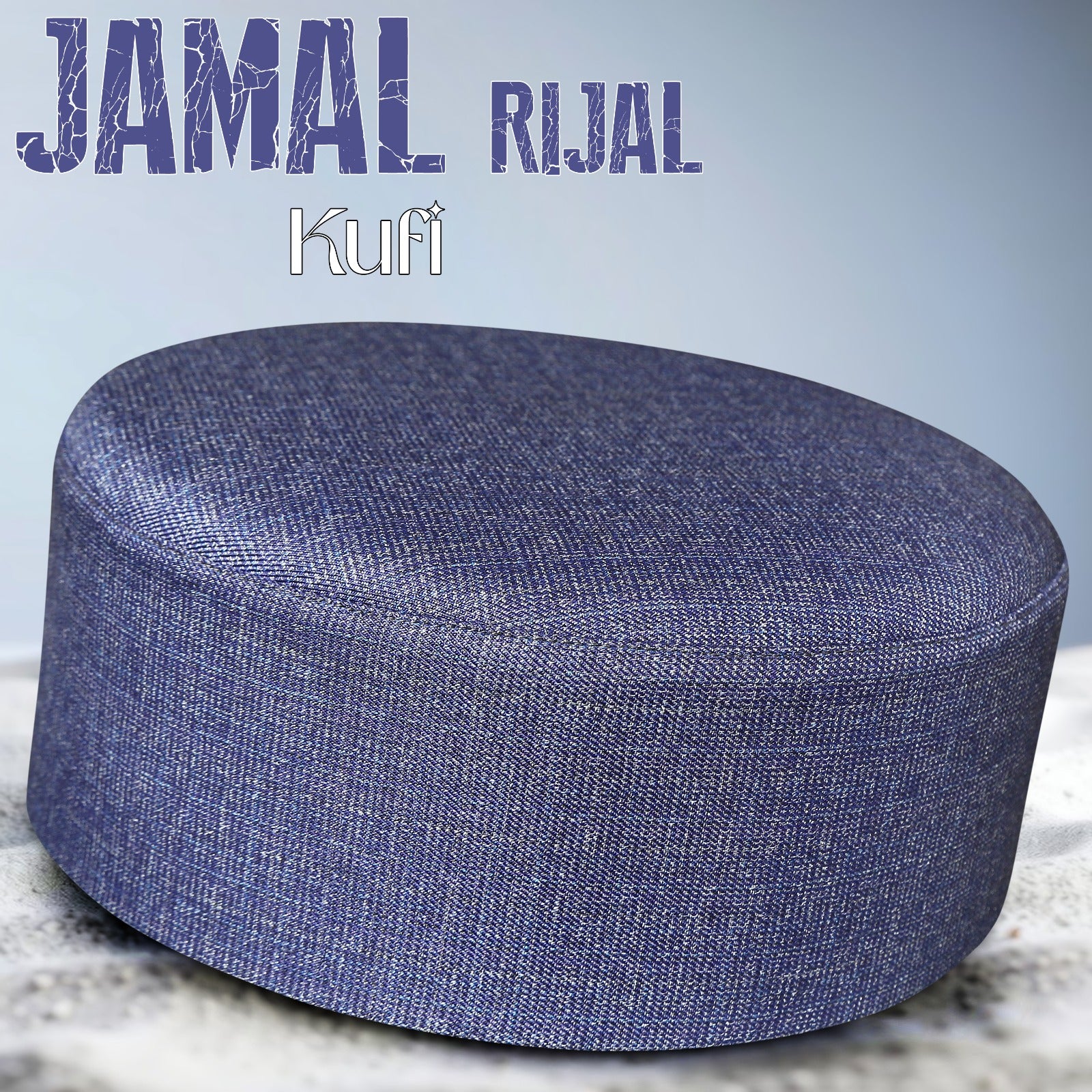 Bin Fiaz Jamal Royal Kufi - Premium Soft Textured Islamic Prayer Cap