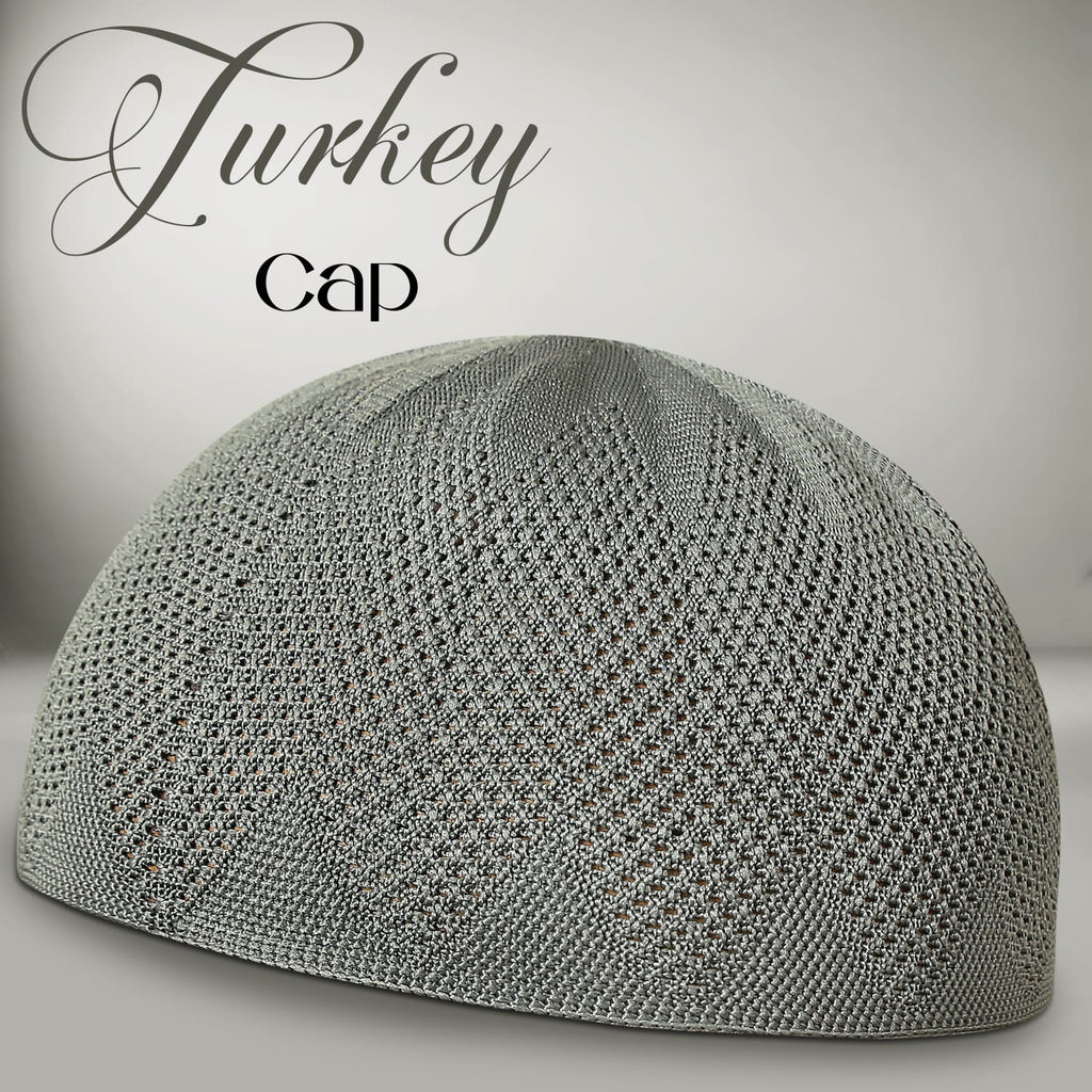 Turkey Knitted Kufi Cap (Pack of 12) – Premium Lightweight Turkish Style Islamic Cap