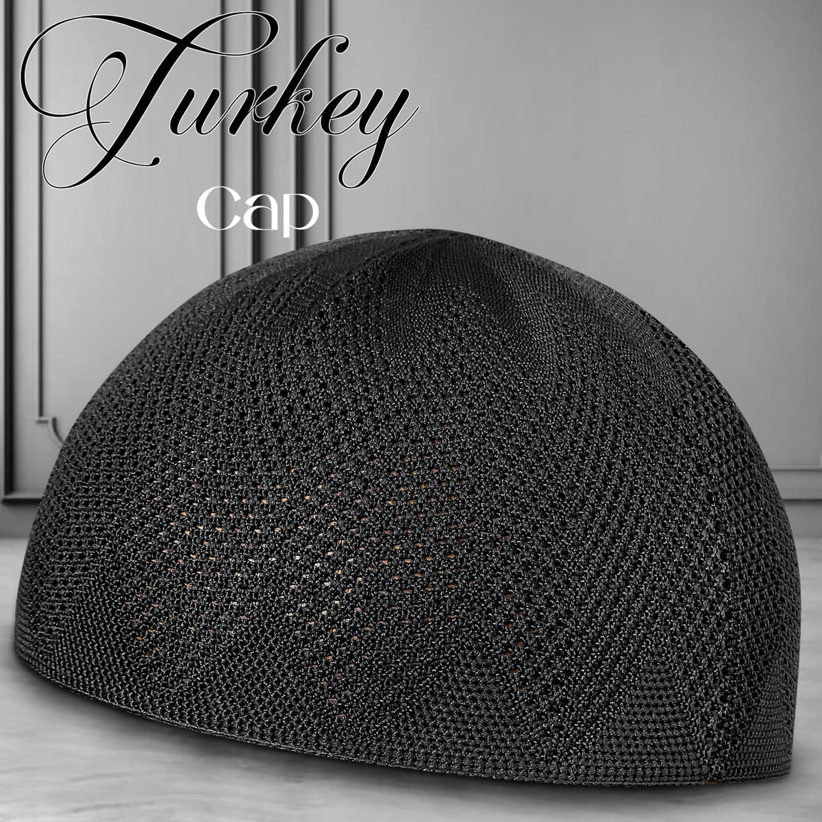 Turkey Knitted Kufi Cap (Pack of 12) – Premium Lightweight Turkish Style Islamic Cap