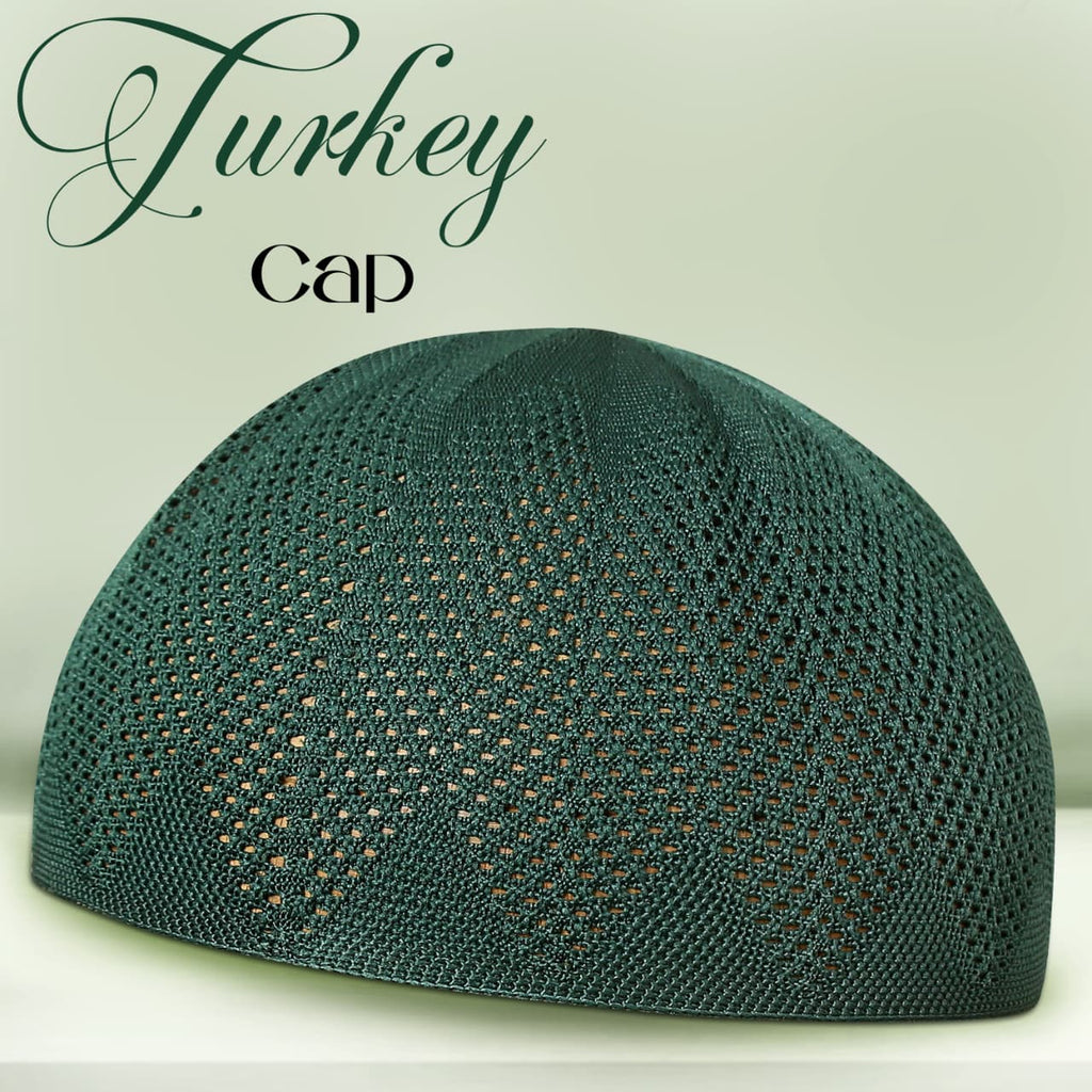 Turkey Knitted Kufi Cap – Premium Lightweight Turkish Style Islamic Cap
