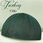 Turkey Knitted Kufi Cap (Pack of 12) – Premium Lightweight Turkish Style Islamic Cap