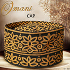 Premium Omani Cap, Original Muscati Style Prayer Kufi for Men