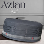 Bin Fiaz Azlan Premium Stitched Kufi Hat for Men - Breathable Islamic Salah Cap & Daily Namaz Topi