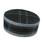 Bin Fiaz Aswad Premium Stitched Kufi Hat for Men - New Design Muslim Cap & Islamic Prayer Topi