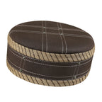 Bin Fiaz Aswad Premium Stitched Kufi Hat for Men - New Design Muslim Cap & Islamic Prayer Topi