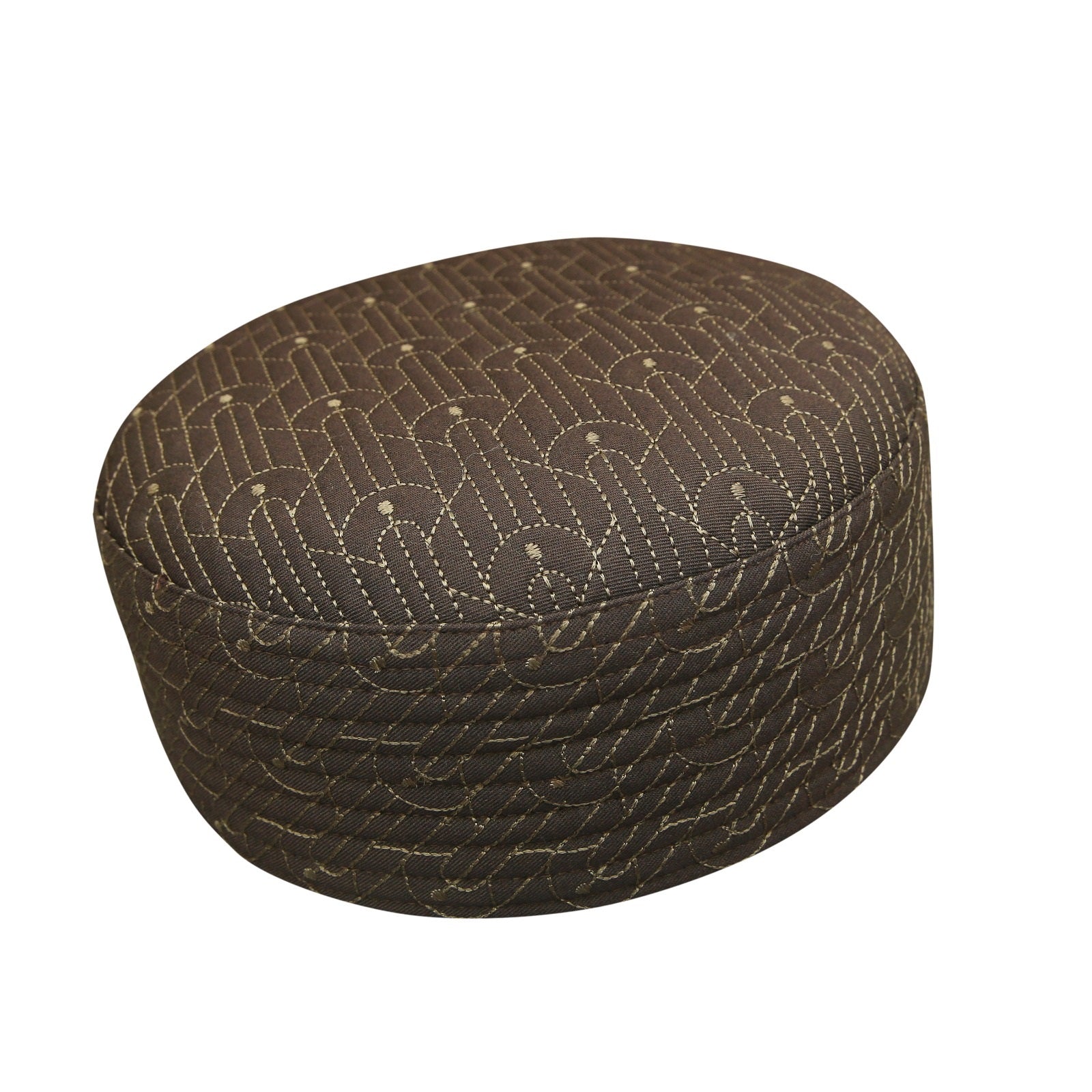 Bin Fiaz Idrees Men’s Premium Kufi Hat - Traditional Embroidered Muslim Prayer Hat